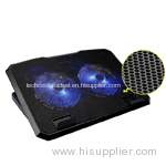 Adjustable gaming cooling laptop cooler pads tabld with cooling pads 2 USB