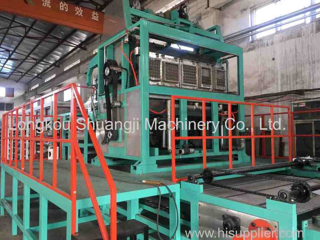 The production process of pulp egg tray