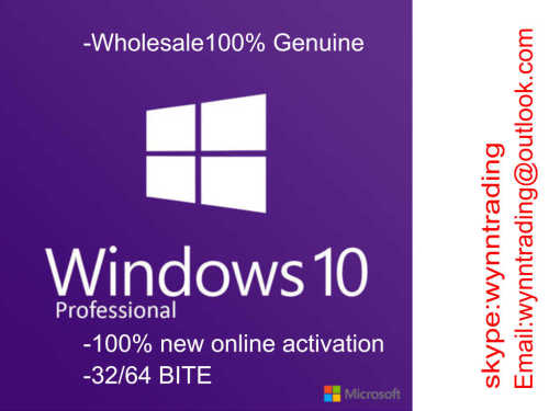 wholesale 100% original window 7/ 8/ 8.1/10 pro OEM software at cheap discount