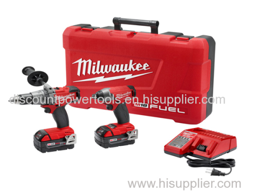 Power tools for sale and cordless drill sale Milwaukee 2897-22 M18 FUEL Cordless Li-Ion 2-Tool