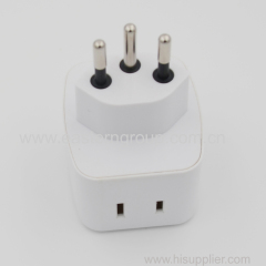 Universal US EU UK to ZA South Africa 3 pin travel power plug adapter