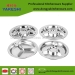 export stainless steel food tray indian lunch plate