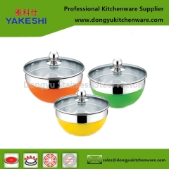 best selling OEM 10pcs stainless steel cookware set and cooking pot set