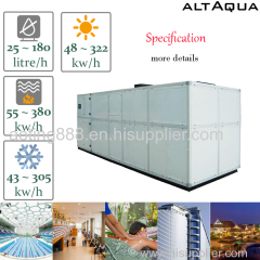 Intelligent PLC 60 litre/hr dehumidifier industrial with compressor