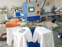 rapid 2 color silk screen printing machine for t shirt