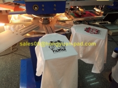 rapid 2 color silk screen printing machine for t shirt