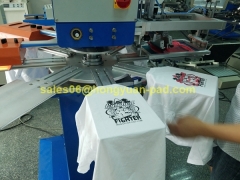 rapid 2 color silk screen printing machine for t shirt