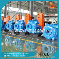 Chrome alloy or rubber liner centrifugal slurry pump