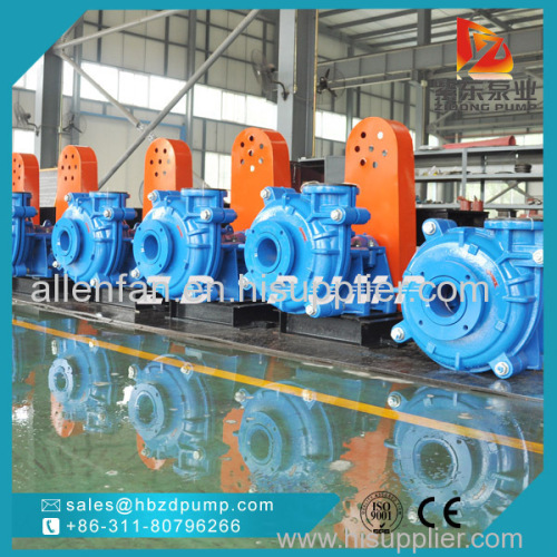 Chrome alloy or rubber liner centrifugal slurry pump