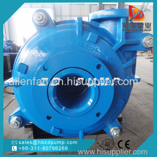 Chrome alloy or rubber liner centrifugal slurry pump