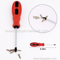 RG6 Coaxial Wire Stripper Crimper Tool Set Kit Connectors Tool Rotary Stripper (20 Connectors) and cross screw driver