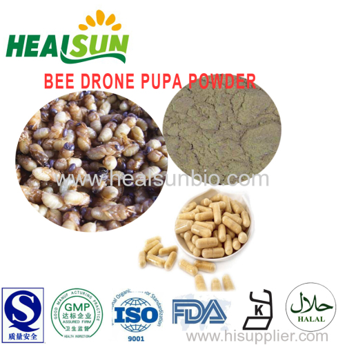 Lyophilized bee drone pupa powder