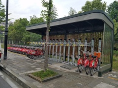 two tier bicycle rack