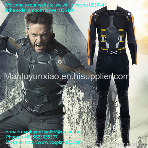 MANLUYUNXIAO X-Men Cosplay Costume Wolverine Suit Costume For Men Custom Made