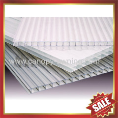 twin wall polycarbonate sheet / mutil wall polycarbonate sheet /hollow pc sheet-excellent greenhouse and building cover!