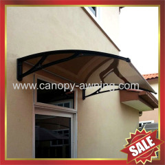 Metal awning/canopy with cast aluminium arm-excellent waterproofing product