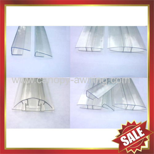 H polycarbonate connector/PC H profile for hollow pc panel