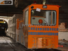 Supercapacitor Locomotive for Metro Construction with High Production Efficiency