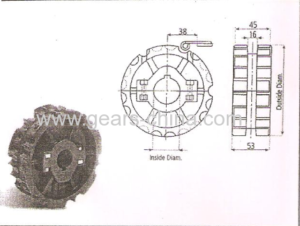 LF882 moulded sprockets split sprockets