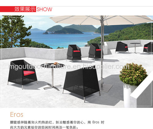 stainless steel outdoor chair
