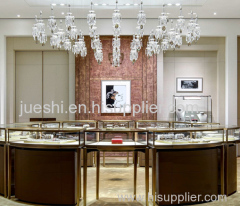 LUXURY JEWELRY SHOP COUNTER DESIGN WOOD GLASS SHOWCASE