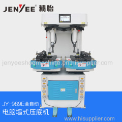 Oil Hydraulic Computerized PLC Walled Sole Attaching Machine