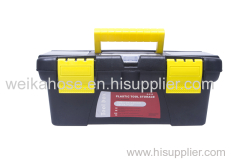 Plastic tool box with interlayer