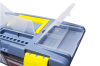 Plastic tool box with interlayer 12.5 inches