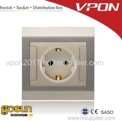 16A Europe socket earthed