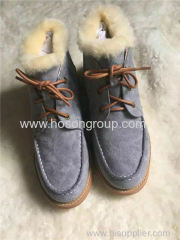 Mulheres suede snow warm shoes