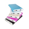 Delicate fast charge LCD digital 10000mAh external battery colorful power bank