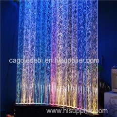 H79''/2m Customized Floor Standing LED Water Bubble Tube With Half-circle Base For Home Office Hotel Resturant Holiday