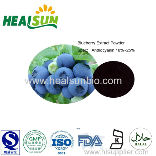 Blueberry Extract Powder 10%/25% Anthocyanidins