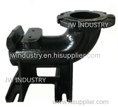 Customized Base Elbow iron casting parts