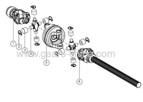 Rodamiento drive shaft Automotive driveline HB12 ZN0252 Drive Shaft support