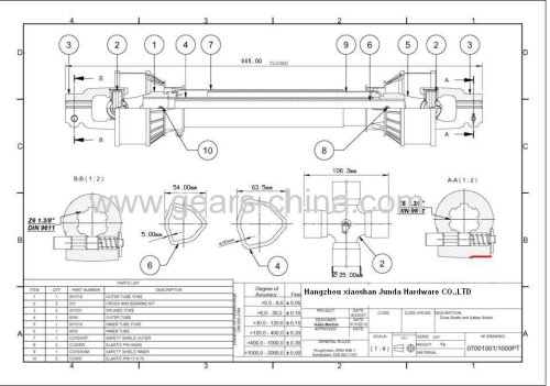 Rodamiento drive shaft Automotive driveline HB12 ZN0252 Drive Shaft support