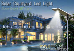 ELS-80 60w High Power Solar LED Street Light Ultra-thin Design PIR Motion Sensor Light