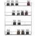 Kitchen Metal Scroll Wall Mount Storage Spice Rack