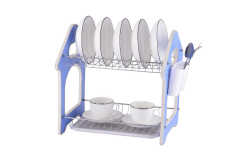 3 Tiers Chrome Dish Cup Kitchen Dish Rack