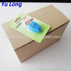 Colorful Key Chain tooth shaped dental floss