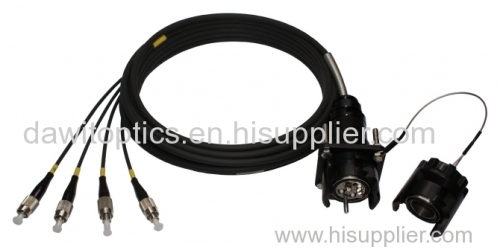 Tactical Fiber Optic Cable cable field communication multi-service integrated series electrical communication system.