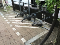 theft proof bike rack with lock