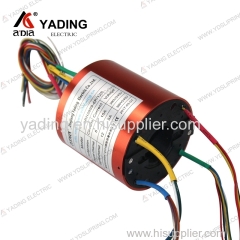 Electric Swivel Alternator 18 wires power and signal Hollow shaft slip ring
