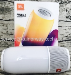 Wholesale Pulse3 Portable Bluetooth Colorful Speaker White With Powerful 360-Degree and Stereo Sound