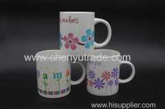 decal porcelain coffee mug gift product promotion can be OEM