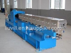 2017 carbon fiber mixing plastic twin screw extrusion machine