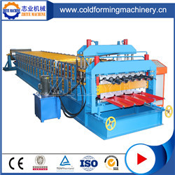 CE Standard Automatic Double Layer Roof Tiles Roll Forming Machinery