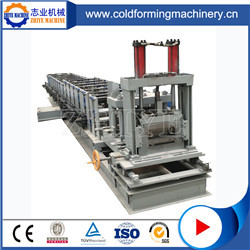 CE Standard Steel Channel Fast Quick Change C Z Shape Profile Making Machine