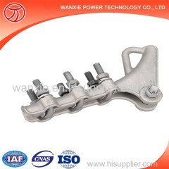 Wanxie aluminum strain clamp aerial insulated cable clamp