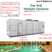 High capacity 80 litre/hr multifunction dehumidifier machine for swimming pools